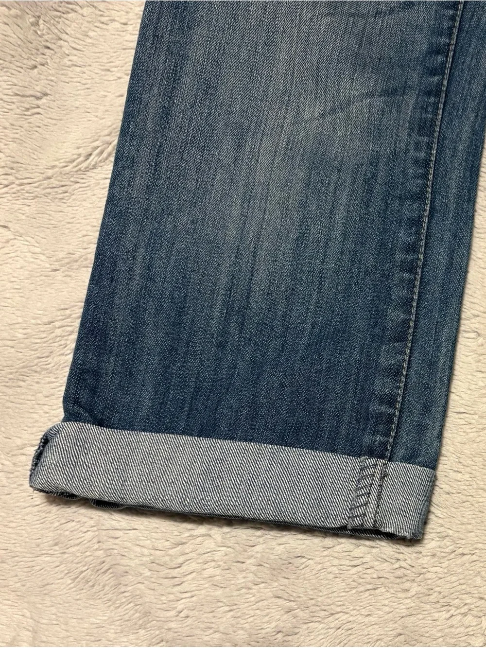 Old Navy Girls 14 Embroidered Denim Capri Jeans Adjustable Waist Y2K